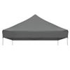 Strong Camel Pop up 10'X10' Canopy Replacement Top Ez Gazebo Replacement Canopy Top (Grey)