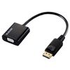 Elecom AD-DPVGABK2 DisplayPort to VGA Adapter 1920x1200 Black