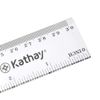 Kathay 86420200 Plastic Ruler, 30 cm, Transparent, Perfect for School Use