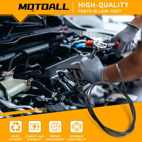 MOTOALL Hood Release Cable 15732159 Fit for Chevrolet S10 Blazer 1994-2001 for GMC Sonoma Jimmy 94-01 for Isuzu Hombre 1996-2000 for Oldsmobile Bravada 1996-2001
