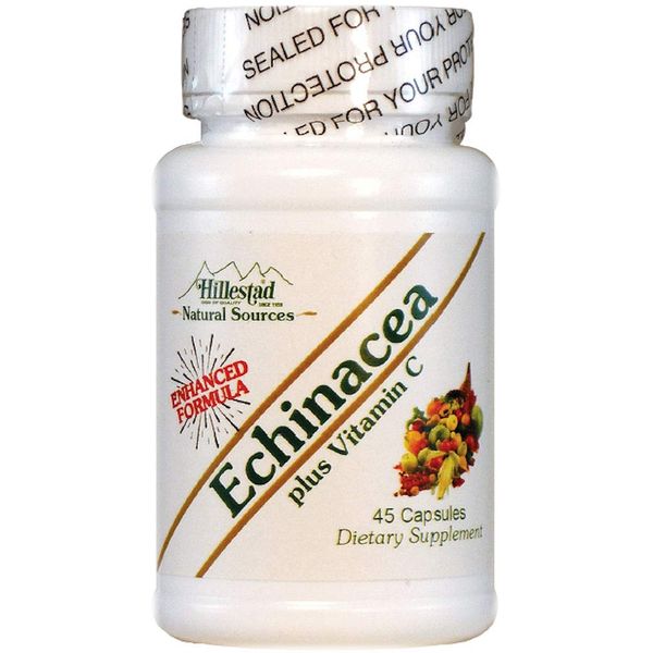 Hillestad Pharmaceuticals Echinacea Plus Vitamin C - 45 Capsules