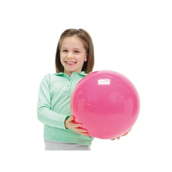 Gymnic Physio Balance Therapy Ball, 12 Inch, Pink, Holds 300 Pounds