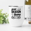 Funny Instant Engineer Gift For A Mechanical Engineer, Electrical Engineer, Computer Engineer, Civil Engineer, Chemical Engineer, Sales Engineer, Software & Network Engineer - 12oz Wine Tumbler Black