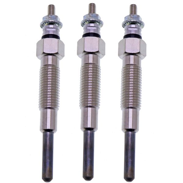 JEENDA 3PCS Glow Plug for Mahindra 2015 2216 2415 2516 2615 2816 3016 Max 24 HST Max 26 HST Max 25 HST