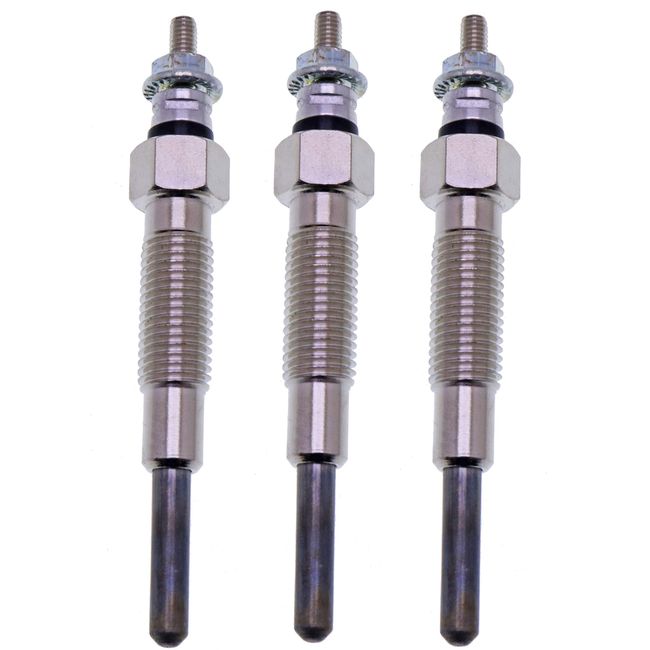 JEENDA 3PCS Glow Plug for Mahindra 2015 2216 2415 2516 2615 2816 3016 Max 24 HST Max 26 HST Max 25 HST