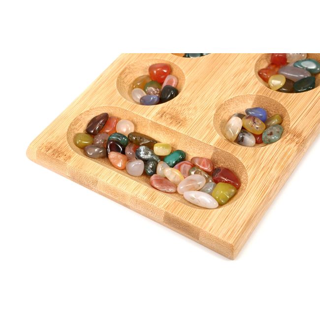 WE Games Replacement Glass Mancala Stones in Assorted Colors