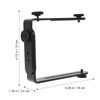 Mobestech Camera Mount Camera Stand Dual L Shape l shape flash holder flash light camera holder l shape flashlight bracket Camera Flash Bracket Braces Webcam Stand