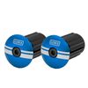 GORIX Bar End Cap Bicycle Fixed End Plug (2 Pieces) Bar Tape Cap (GX-BEND) Blue
