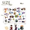 6 sheet Temporary Tattoos for Kids, Birthday Party Supplies Anime Cartoon Fake Tattoos stickers Party Favors for Kids boy Girls Birthday Decorations Party Game Rewards Stickers … …