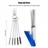 Carburetor Cleaning Kit Needles Brushes Set For Motorcycle Carb Jet Clean Tool