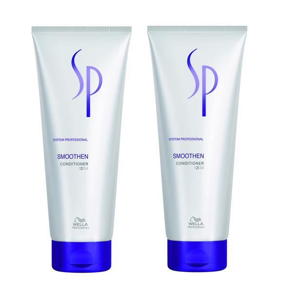 2 x WELLA SP System Professional Care Smoothen Conditioner 200 ml