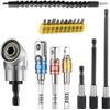 105° Right Angle Drill & Bendable Extension Set - Universal Socket Adapter Kit