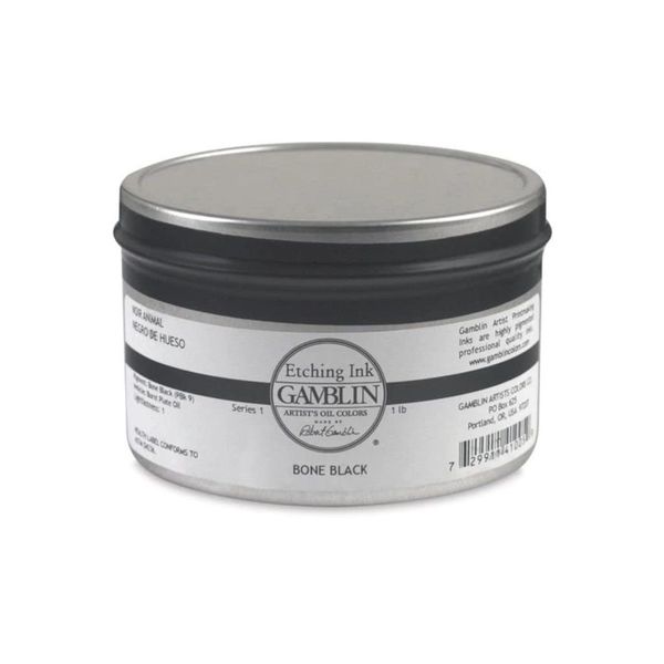 Gamblin Etching Ink Bone Black 1 Lb