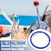 2pcs 30ft 354 Inch Marine Type Shift Remote Control Box Cable for Yamaha Blue