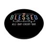 Blessed Abundantly Christian Gift PopSockets Adhesive PopGrip