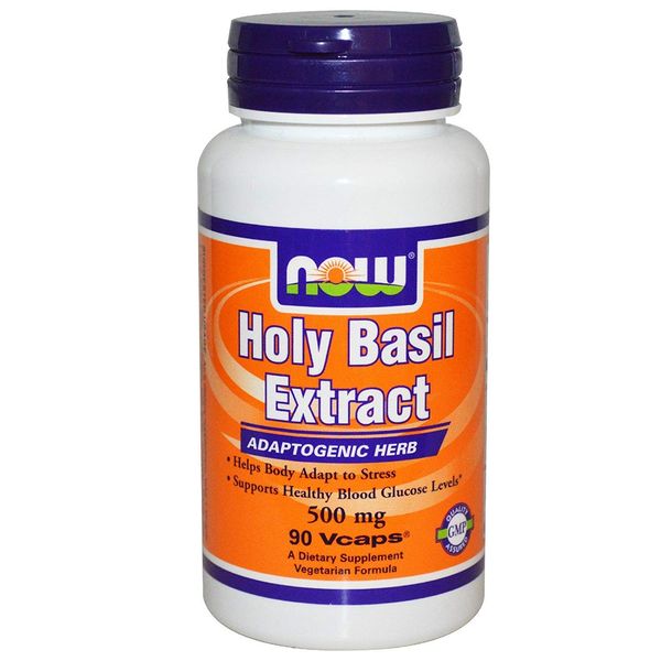 Holy Basil Extract 500mg 90 VegiCaps (Pack of 2)