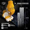 Kevlar-Seamed Multi-Task Welding Gloves 1828 (Medium/Yellow)