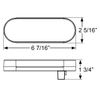 Optronics STL572RBP Red 6" Oval Sealed LED Stop/Turn/Tail Light