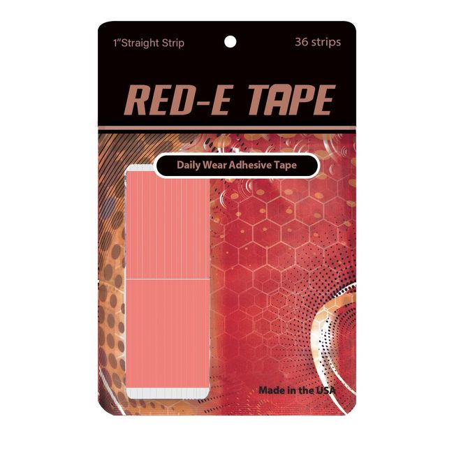 True Tape Red-e Tape™ Protez Saç Bandı 1'' x 3'' (2,5cm x 7,5cm)