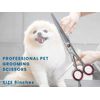 Large Straight Blade 8" Dog Grooming Scissors Shears Razor Sharp Big Finger Hole Scissors