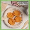 Ibambo Bamboo Disposable Paper Plates - 7 Inch, 1000 Pack, Compostable Plates