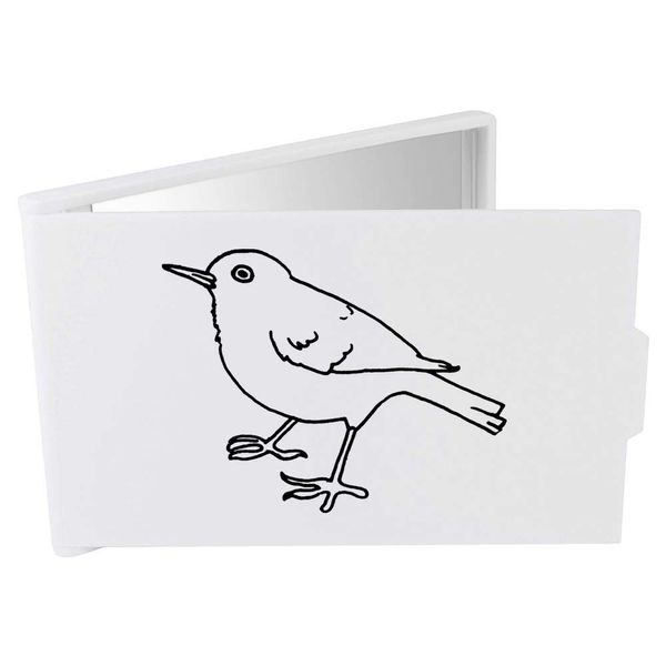 Azeeda 'Blackbird' Compact/Travel/Pocket Makeup Mirror (CM00009442)