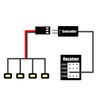 INJORA M2.0 Rock Lights Kit with Controller for TRX4M 1/18 RC Crawler(4LED White)
