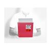 Oakridge 5 Quart Sharps Container (3 Pack) Mailbox Style lid | Bracket Compat...