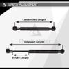 Qty(2) Universal 10" Lift Support Gas Struts Prop 90Lbs Leer Pickup Camper Shell