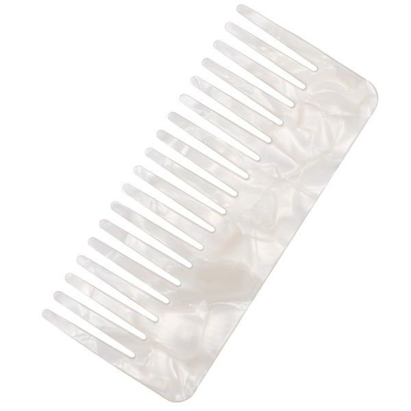 Luxshiny Acetate Women Wide Tooth Comb: Detangling Comb Large Toothed Hair Comb Widetooth Shower Comb for Pocket for Thick Curly Wet Hair