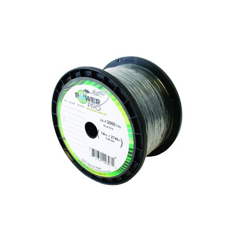 POWER PRO Spectra Braided Fishing Line 30lb 3000 Yd, Green (21100303000E)