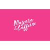 CafePress Mascara & Caffeine Oval Car Bumper Sticker