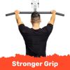 Bells of Steel Fat LAT Pull Down Bar, 2in Thick Fat LAT Pulldown Attachments, Thick Diameter Cable Attachments for LAT Pulldown Machine, Cable Tower LAT Bar Pull Down Attachment