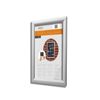 Deflecto A4 size with a 25mm Profile Water Resistant Snap frame - Silver