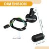 Partuto Fuel Sending Unit Sensor - for Honda Plastic Metal Black - 1 Pcs
