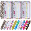 150 Pieces Disposable Mini Nail Files Bulk Double Sided Emery Small Nail Files C