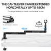 Ulanzi LS26 Low Profile Microphone Arm with Cable Channels Desk Clamp
