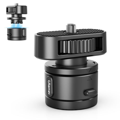 Ulanzi Go-Quick II Quick Release 1/4 Screw Adapter, Tripod Mount, Easy Removal, Magnetic Magnet, 1/4 Screw Hole, Camera Accessory, Suitable for Mini Tripod, Camera Tripod, Smartphone Holder,