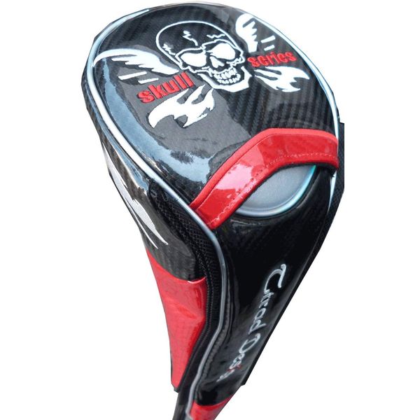 Golf Head Cover Magnetic Skull Fairway For