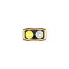 Arkfeld Pro Flat EDC Flashlight with LED Light, UV and Laser - Racing Stripes