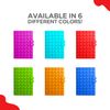 Red Journal Notebook Diary with Soft Lock, A6 Diary Notebook With 70 Decor Cubes, Refillable Notebook, 190 Lined Pages, Diary with Lock