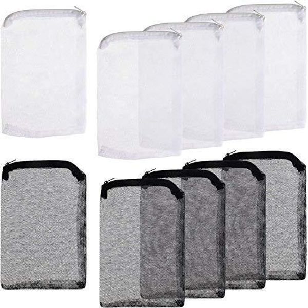 20 Pieces Aquarium Filter Bags Fish Tank Media Mesh Filter Bags Net Bag with