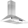 30inch Wall Mount Range Hood 700CFM Touch Control LED Stainless Steel 3-speed