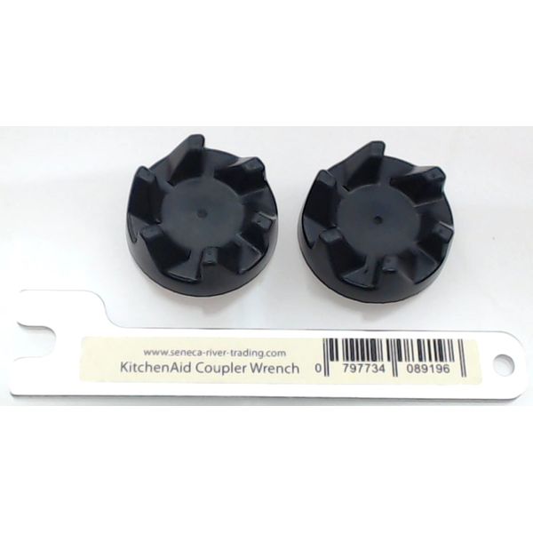 WP9704230WS, Rubber Coupler 2 Pk & Tool fits Whirlpool KitchenAid Blender