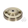 sourcing map Retro Light Canopy Kit Pendant Lighting Ceiling Plate 104mm 4.1Inch Bronze