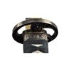 Handmade Sword - Japanese Samurai Katana Swords, Practical, Hand Forged, 1045 Carbon Steel, Heat Tempered, Full Tang, Sharp, Cherry Blossom Tomoe Crest Tsuba, Black Wooden Scabbard