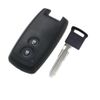 Brovacs Replacement Shell + Uncut Blank Emergency Insert Key Compatible with Suzuki 2 Button Keyless Entry Flip Remote Key Case Fob PG543A