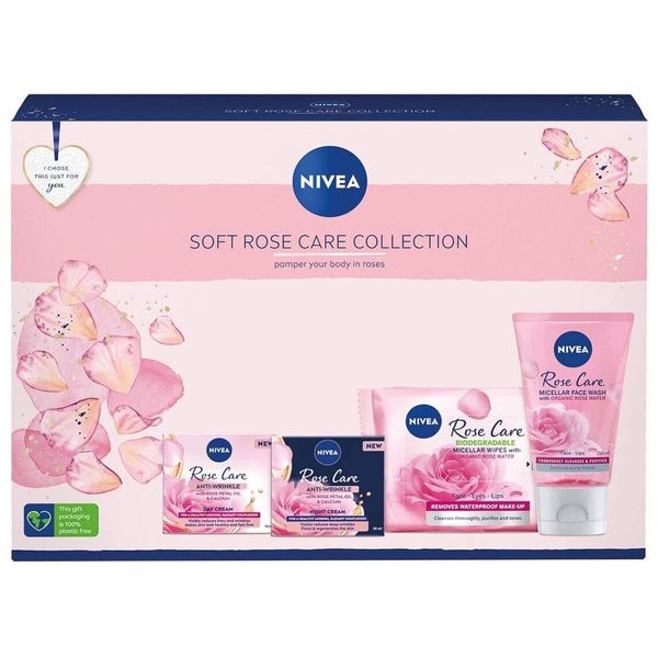 NIVEA Soft Rose Care Indulgence Gift Set