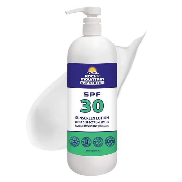 Rocky Mountain Sunscreen SPF 30 Lotion | Broad Spectrum UVA/UVB Protection | ...