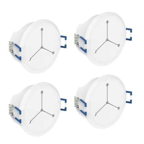 Tecmojo TV Cord Hider - 2.5" Mini in Wall Cable Management Kit Cord Concealer for Wall Mounted TVs - Easy 3-Step Install w/Locking Winged Grommets for Secure Fit - White
